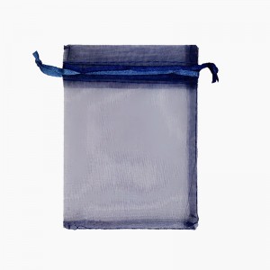 純色紗袋 (深藍色) -P 